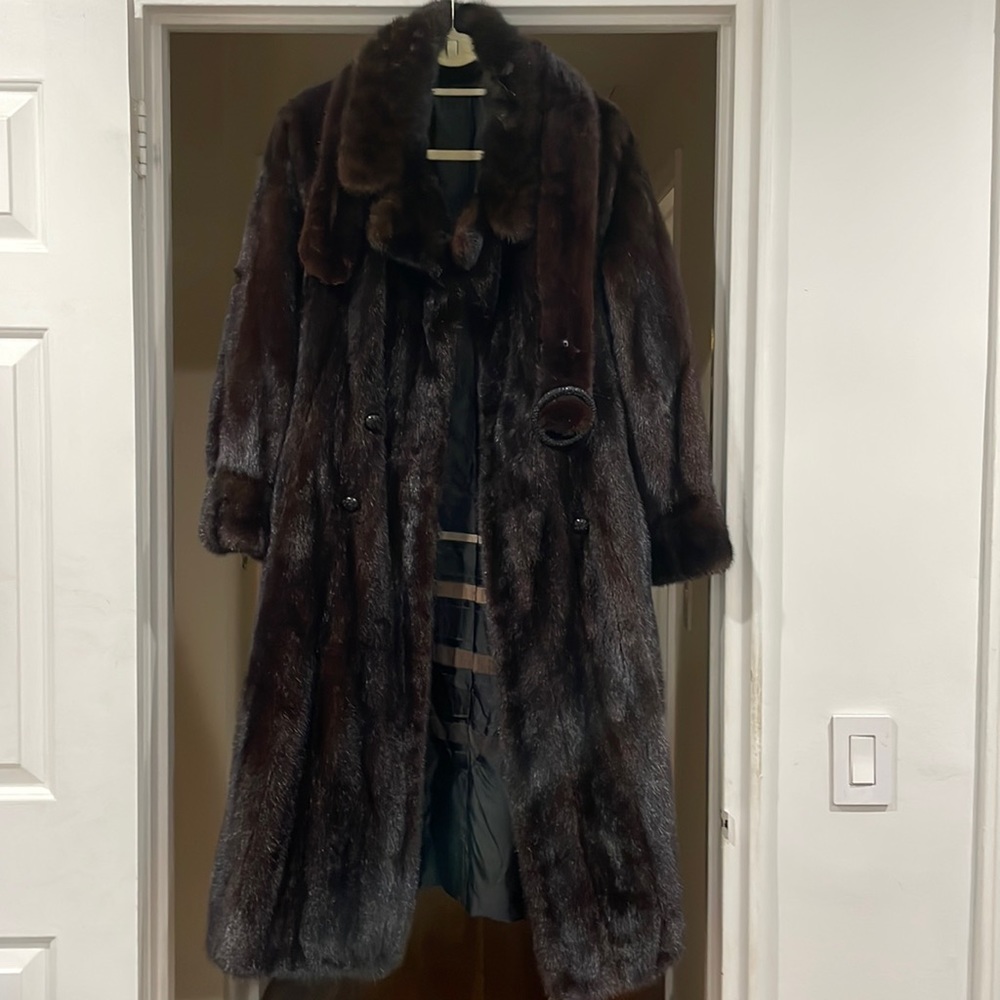 Long Mink coat